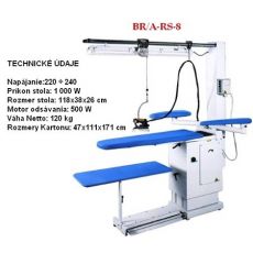 BR/A - RS-8 / Žehliace stoly, zostavy a lisy