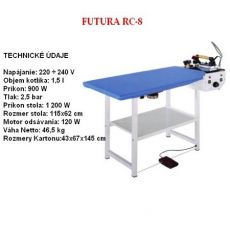 FUTURA RC-8 / Žehliace stoly, zostavy a lisy