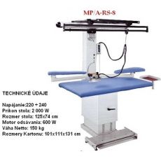 MP/A-RS-8 / Žehliace stoly, zostavy a lisy
