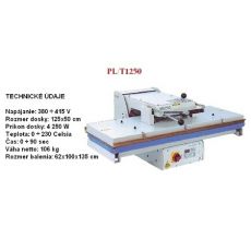 PL/T 1250 / Žehliace stoly, zostavy a lisy