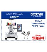 BROTHER PR680W AKCIA, akciová cena plu sada na vyšívanie čpíc teraz k stroju zdarma
