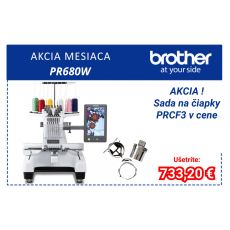 BROTHER PR680W AKCIA, akciová cena plu sada na vyšívanie čpíc teraz k stroju zdarma